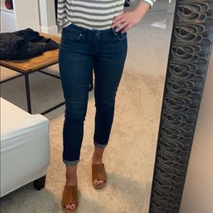 Paige premium denim cropped jeans